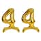 Beistle 26" Gold Self-Standing Foil Balloon Numbers, 2ct.